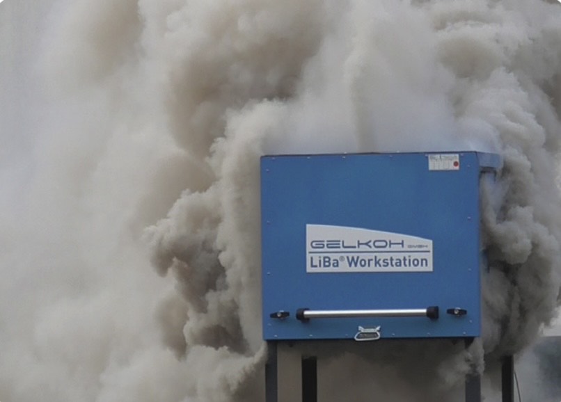 LiBa®WorkStation – Estación de Trabajo Segura para Baterías de Ion‑Litio